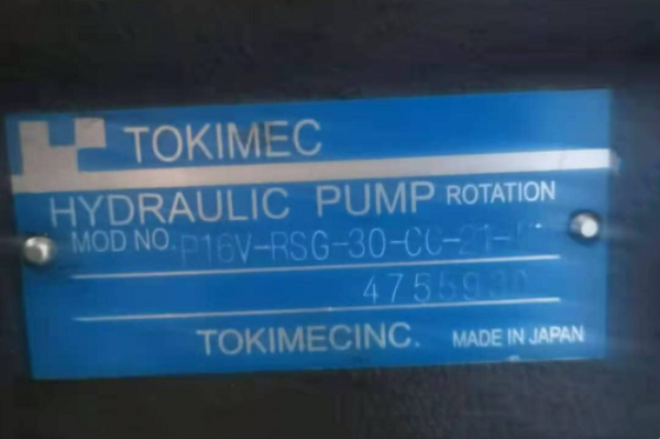 日本TOKIMEC柱塞泵P16V-RSG-30-CC-21-K,东京计器液压泵